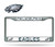 Rico Official National Football League Fan Shop Licensed NFL Shop Authentic Chrome License Plate Frame and Colored Auto Emblem (Philadelphia Eagles)