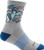 Darn Tough Coolmax Zuni Micro Crew Cushion Sock - Women's Light Gray Medium