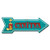 SignMission Cantina Arrow Plastic Sign, 36" Wide