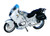 Welly Die Cast Motorcycle Silver Compatible with R1100 RT, 1:18 Scale