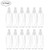 TRENDBOX 12 Pack Empty Transparent Plastic Fine Mist Spray Bottle 60 ml (2 oz)