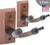 String Swing Violin Hanger Wooden Wall Mount for Home & Studio CC01V-BW2 Hardwood Black Walnut (2 Pack)
