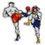 Muay Thai Boxing Martial Arts Fighters Boxers Sew on or Iron on Patches Embroidered Applique Craft Accessory for Decorate Your Clothes Jeans Tshirt Jacket Pant Bag Backpack Hat for Men Women Boys