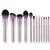 Yoseng Professional 12 Pieces Makeup Brush Set Premium Synthetic Kabuki Foundation Blending Blush Concealer Eye Face Liquid Powder Cream Cosmetics Brushes Kit