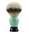 Acrylic Mint Green and Black Shaving Brush (24mm, Silvertip Badger)