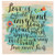 P. Graham Dunn Love is Patient Love is Kind Love Never Fails 12 x 12 inch Pine Wood Plank Wall Sign Plaque