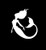 Mermaid Silhouette NOK Decal Vinyl Sticker |Cars Trucks Vans Walls Laptop|White|5.5 x 4.0 in|NOK363