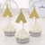 Giuffi Set of 24 Golden Teepee Cupcake Toppers Boho Party Decors