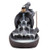 Gourd Backflow Incense Burner Waterfall ,Ceramic Incense Burner Holder with 10pcs Incense Cone for Home Decoration