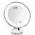 Led 10X Magnifying lighted makeup mirror, Magnified Mirror with lights Dimmable Daylight 360° Locking Suction, Cordless Portable Light up Mirrors 10x magnification Tabletop Bathroom Shower Travel