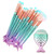 Makeup Brushes 11PCS Make Up Foundation Eyebrow Eyeliner Blush Cosmetic Concealer Brushes (Mermaid Colorful)