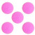 SUKRAGRAHA Rubber Wall Protectors Self Adhesive Door Stopper Handle Bumper Guard Stop (5pc, Pink)