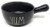 Rae Dunn by Magenta Soup Bowl with Handle (Yum - Black)