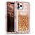 WESADN Case for iPhone 11 Pro Case for Women Girls Glitter Cute Shockproof Protective Heavy Duty Clear Case with Sparkle Quicksand Hard Bumper Soft TPU Cover for iPhone 11 Pro,5.8 Inches,Light Brown