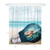 Bonsai Tree Beach Shower Curtain with Hooks 72" x 72" Waterproof Art Bathroom Decor Polyester Fabric Waterproof Bath Curtains