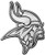 NFL Minnesota Vikings Chrome Automobile Emblem