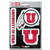 NCAA Utah Utes Team Decal, 3-Pack