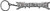 Licenses Products Megadeth Logo Metal Keychain