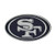 NFL San Francisco 49ers Premium Metal Auto Emblem