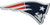 FANMATS NFL New England Patriots Die Cut Color Automobile Emblem, Team Color, 4" x 3"