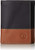 Timberland Mens Leather Trifold Wallet With ID Window, Black / Brown (Hunter), One Size