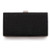 Womens Vintage Envelope Clutch Black Evening Handbag For Cocktail/Wedding/Party (Black)