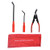TECKE 3pcs Fastener Remover Clip Removal Tool with Storage Bag