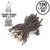 Novelty Lights 100 Light Frosted White Christmas Mini String Light Set, Brown Wire, Indoor/Outdoor UL Listed, 50' Long