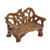 Georgetown Home & Garden Miniature Twig Bench Garden Decor