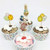 KBN 12pc. Easter cupcake toppers Peter the rabbit picks party decorations, party supply
