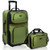 U.S. Traveler Rio Rugged Fabric Expandable Carry-On Luggage Set, Green, 2-Piece