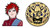Ripple Junction Naruto Shippuden Gaara 2 Pack Enamel Pins OS Multicoloured