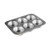 Nordic Ware 42990 Naturals Compact Ovenware Muffin Pan, Silver