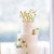 Mr and Mrs Wedding Cake Topper Gold, Bride and Groom Cake Topper for Wedding Engagement and Couples Anniversary
