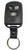Replacement Key Fob Case Shell Fit for 2001-2005 Hyundai Sonata 3 Buttons Keyless Entry Transmitter Remote Key Fob Cover Casing (Black)