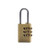 Brass Resettable Combination Padlock, Suitcase Luggage Backpack Baggage Locker Coded Lock Password Padlock 3-Digit Lock (1pcs)