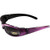 Pacific Coast Sunglasses Chix Rally Padded Motorcycle Sunglasses Translucent Purple/Black Frames Gradient Smoke Lens