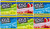 Jolly Rancher Gelatin: Green Apple, Watermelon, Blue Raspberry, Case of 6 Bundle (Original Version)