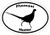 Oval Vinyl Pheasant Hunter Decal - Hunting Bumper Sticker - Upland Gift