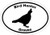 Oval Vinyl Bird Hunter Grouse Decal - Hunting Bumper Sticker - Upland Hunt Gift