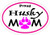 WickedGoodz Oval Proud Husky Mom Vinyl Decal - Siberian Husky Bumper Sticker - Perfect Dog Owner Gift