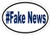 WickedGoodz Oval Fake News Vinyl Decal - Funny Bumper Sticker - Perfect Conservative Political Gift
