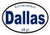 WickedGoodz Oval Established 1841 Dallas Vinyl Decal - Texas Bumper Sticker - Perfect Vacation Souvenir Gift