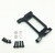 Treal Aluminum Front Steering Servo Mount for Traxxas TRX-4 RC Car -Black