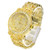 Iced Out Watch - Gold