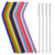Ameolela 16Pcs REGULAR SIZE Silicone Straws Reusable Straws for 30&20 OZ Yeti/Rtic/Ozark Tumblers + 4Pcs Brushes