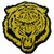 The Roaring Gold Tiger Embroidered Applique Iron On Sew On Patch