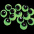 Fun Express Vinyl Glow-in-the-Dark Sticky Eyeballs (Pack of 4 Dozen)