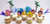 Bubble Guppies Birthday Cake CUPCAKE Topper Set Featuring Characters from BUBBLE GUPPIES and Themed Decorative Accessories