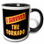 3dRose (mug_118399_4) I Survived The Tornado Survial Pride And Humor Design - Two Tone Black Mug, 11oz